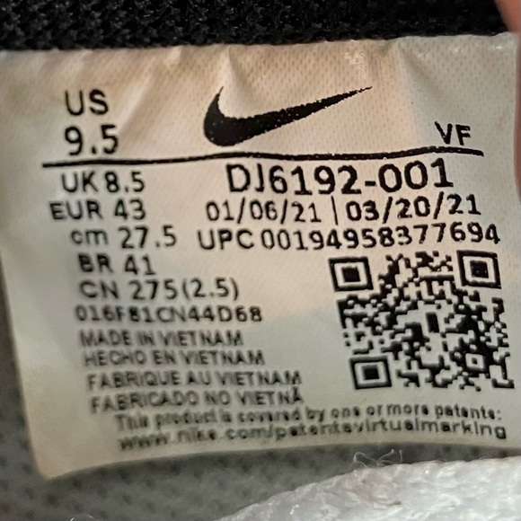 Nike Men’s Size 9.5 Air Force 1 Low PRM Snow Leopard Shoes Beaters - Read! - Picture 11 of 12